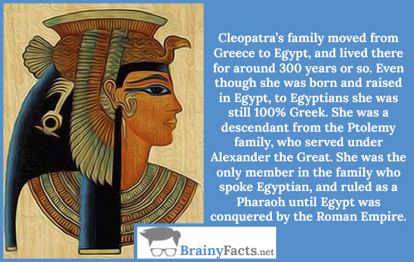 Cleopatra Wasn’t Egyptian