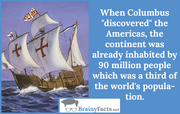 When Columbus..