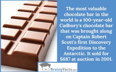 Valuable chocolate bar